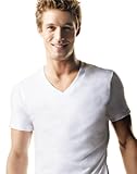 Hanes Men's Tall Tagless V-Neck Undershirt (3 Pack)