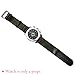 NATO Extra Long Band, YQI Men's Calfskin Leather and Nylon Watch Strap Swiss-Army Style Watch Band (85x125mm) (18mm)