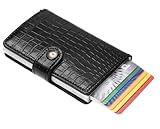 Secrid Men Mini Wallet Genuine Leather Amazon RFID Safe Card Case for max 12 cards