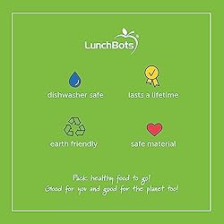 LunchBots Build -a- Bento, Platinum Food Grade