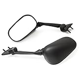 Krator Yamaha Black OEM Style Racing Mirrors - Left & Right Set - YZF R1 (2009-2012)