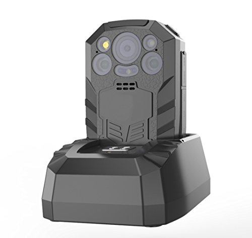 BixTech 1296P Rugged Police Body Camera With Night Vision 16GB Memory 2 Batteries 5200mAH For Law Enforcement Police