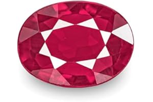 SirDaksh Burma Ruby Gemstone Lab Certified Natural 100 Real Oval Ruby Loose Stone 2.5 Ct