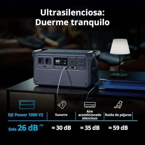 Power 1000V2 Estación de energía portátil 1024Wh, con 2 x panel solar plegable 200W, adaptador DC5521 hembra a Anderson 30A/XT60 hembra, adaptador DC 3-en-1,1 x MPPT.