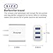 Wall Charger, Amoner 2Pack 15W 3-Port USB Charger Cube Portable Travel Wall Charger Plug for iPhone Xs/XS Max/XR/X/8/7/6/Plus, Pad Pro/Air 2/Mini 2, Galaxy9/8/7, Note9/8 and More