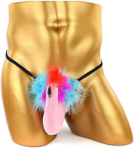 Aiung Men's Novelty Thongs Funny T-Back G-String Pouch Thong Underwear Gag Gifts