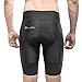 qualidyne Men's Cycling Bike Shorts 3D Padded Bicycle Riding Bike Biking Pants Cycle Shorts Black