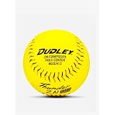 Dudley Thunder HARD CORE Slowpitch Softball 12" GSL Stamped &ndash; One Dozen: 4GSLH12