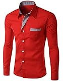 Generic Mens Casual Slim Fit Shirt Formal Button Dress Shirt