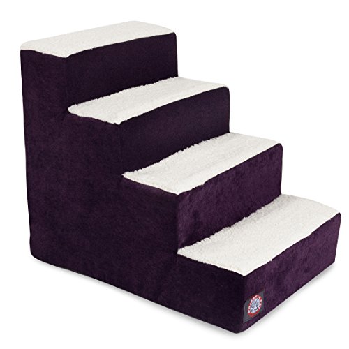 4 Step Portable Pet Stairs By Majestic Pet Products Villa Aubergine Steps for Cats and Dogs