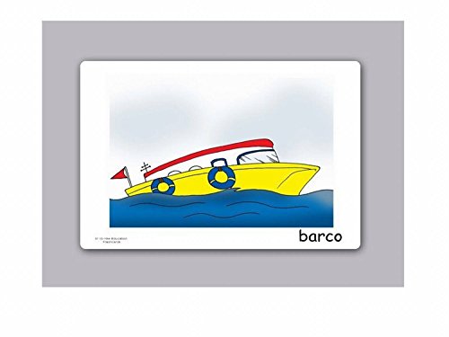 Tarjetas de vocabulario - Transporte - Transportation Flashcards in Spanish