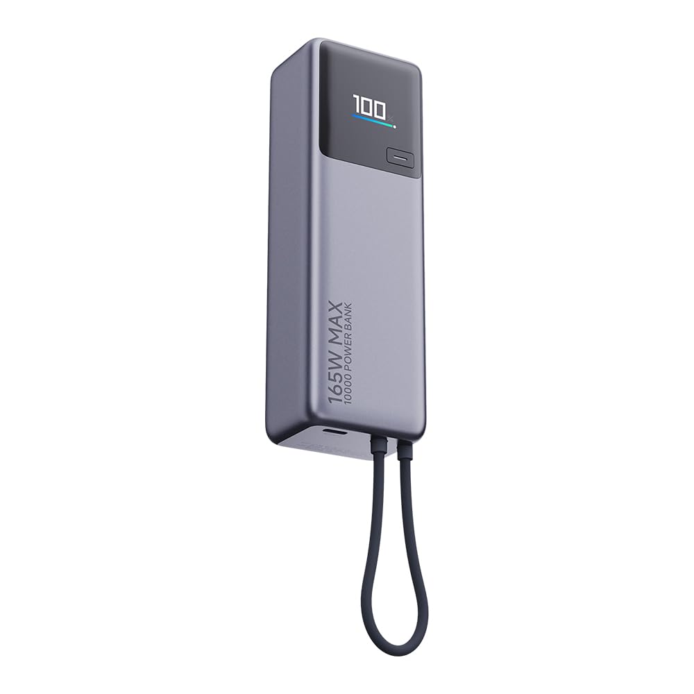 Xiaomi 165W Power Bank 10000mAh, Super Schnellladung|3 USB-C Ports for Multi-Device Charging Power, 120W PD3.0|Kompatibel mit Laptop, for iPhone 16, MacBook, Xiaomi, Samsung, Pixel 9 and More