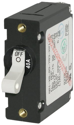 Blue Sea Systems 7226 AC/DC Single Pole Magnetic World Circuit Breaker
