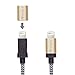 iOrange-E Lightning Cable, Apple Certified 6.6ft Lightning to USB Data Sync Braided Cable for iPhone 6 6S Plus 5S 5C 5, iPad Air, iPad Mini 4, iPad Pro, iPod Nano 7th Gen, Gold