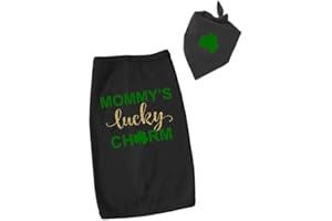 PANDORATEES Patrick's Day Dog T-Shirt - Mommy's Lucky Charm