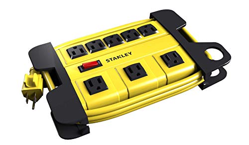 Stanley 31606 ShopMax 8-Outlet Metal Power Block