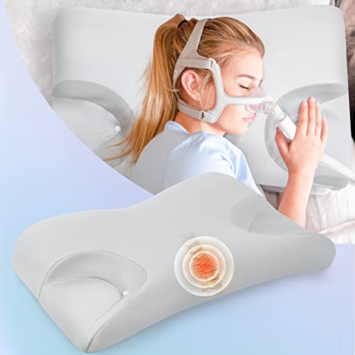 Cooling CPAP Pillow for Side Sleepers, [NEWEST] Sleep Apnea Pillow for