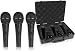 Behringer Ultravoice XM1800S Dynamic Cardioid Vocal and Instrument Microphones, Set of 3,Black primary