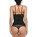 Leoneva Workout Waist Trainer Corset - Waist Cincher Tummy Shaper Girdle 6 Hooks Chemises