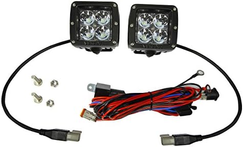 VPR4x4 Model 2S – 2” Dual Row 5W LED Bars 2200 Lumens Spot Projection, Pair with Individual Cable - VPR4X4 Built to Last