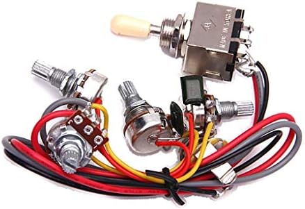 3-way Toggle Pickup Selector Circuit Wiring suit for LP Electric Guitar (LP 2T2V)