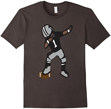 Kids Dabbing Football Shirt Dabbing Football Player With Football 12 Asphalt