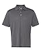 Adidas Men's ClimaLite Textured Solid Polo (Ash) (Large)