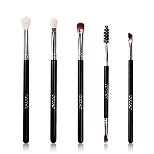 Docolor 5pcs professional makeup eye brush set - eyeshadow eyebro…