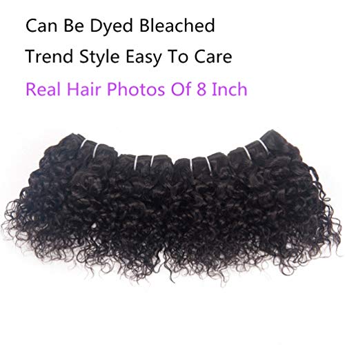 Brazilian-Curly-Human-Hair-Weave-4-Bundles-Jerry-Curl-Human-Hair-Kinky-Curly-8A-Grade-Real-Virgin-100-Unprocessed-Remy-Hair-Extensions-Natural-Black-Color-8-Inch-50gPc