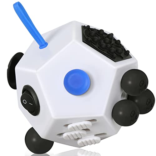 VCOSTORE Dodecagon Fidget Cube - 12 Sided Fidget Cube Toy Depression ...