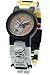 Lego Star Wars 8020424 Stormtrooper Minifigure Link Watch | Black/White | Plastic | 25mm case Diameter | Analog Quartz | boy Girl | Official