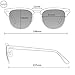 WearMe Pro - Polarized Classic Half Frame Semi Rimless Retro Sunglasses