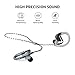 Youmoon Bluetooth Beryllium Diaphragm Headphones - Wireless Sports Earbuds- Sweatproof Music Earpiece- Top Quality Audio- Built-In Microphone- Compatible With iPhones, Smartphones, iPad- Perfect Fit