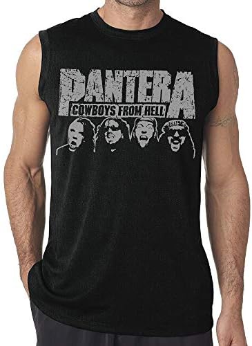 MaryMShea Pantera Cowboys from Hell Man Vest Design Sleeveless T-Shirt Boys Tank Tops