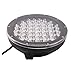 Lumitek 2x 185w 9 Inch Headlamp Lamp Black Round 5W CREE LEDS Spot Beam Work Light Slim Off Road Light Bar Fog Light Driving Light Roof Bar Bumper for SUV Boat 4x4