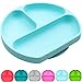 Silikong Suction Plate for Toddlers | BPA Free | Microwave, Dishwasher and Oven Safe | Fits Most Highchair Trays | Stay Put Divided Baby Feeding Bowls and Dishes for Kids and Infants primary