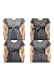 sofsy Soft-Touch Rayon Blend Tie Front Nursing & Maternity Fashion Top Charcoal Medium