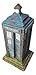 Old Style 1960's Police Box Aquarium Ornament Decor, Fish Safe Polyresin, 7 Inches Tall | Aquarium Fish Tank Tardis Fish Hideout House Resin Ornament, Blue Decoration