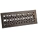 Accord AMFRRBM412 Marquis Floor Register, 4-Inch x 12-Inch(Duct Opening Measurements), Dark Oil-Rubbed Bronze