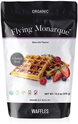 Organic Gluten Free Waffle and Pancake Mix by Flying Monarque