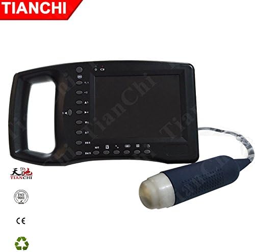 Handheld veterinary ultrasound scan equipment vet machine with 3.5MHz waterproof mechanical sector scanning probe