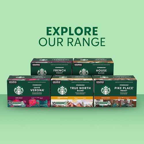 Starbucks Pike Place, Medium Roast Coffee, Single Serve Keurig K-cup Pods, 6 Boxes, 60 Capsules