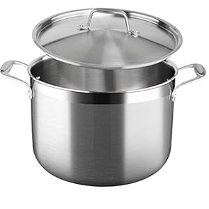 Duxtop-Whole-Clad-Tri-Ply-Stainless-Steel-Stockpot-with-Lid-8-Quart-Kitchen-Induction-Cookware Duxtop Whole-Clad Tri-Ply Stainless Steel Stockpot with Lid, 8 Quart, Kitchen Induction Cookware