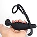 10 Speed Orgasmic Extra Stimulation Vibrating Cockring - Full Silicone Waterproof Stretchy Premium Penis - G-spot Stimulator Personal Wireless Wand Massager for Male Female Anal Vibrator Sex Toy