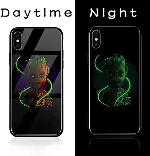 Ovis Luminous Fashion Luxury Tempered Glass Hybrid Case Compatible iPhone X XS Max Plus XS XR XS MAX 11 11 Pro Max (No. 19) (iPhone 11)