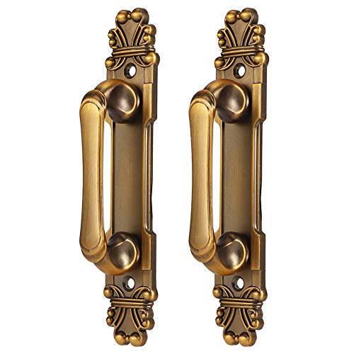 2 Piece Rustic Barn Door Handle Pull Handle European Antique Cabinet Hardware Accessory