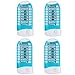 Maxtry 4 Pack Plug in Electronic Insect Killer Bug Zapper Mosquito Lure Lamp Pest Control Eliminates Flying Pests Gnat Trap Indoor with Night Light