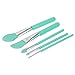 6pcs Silicone Makeup Brush Set Facial Mask Foundation Brushes Eyeshadow Eyebrow Brush Kit (Green)