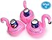 Moon Boat Inflatable Floating Flamingo Coasters Drink Holder Pool Party Decorations Swim Floats (12 PCS)