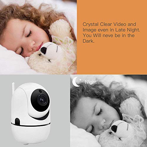Wireless Security WiFi Camera,ANBAHOME IP Camera for Home Security Surveillance Baby/Pet Monitor with PTZ Two Way Audio Motion Detection Night Vision. iOS, Android App